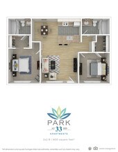 2x2 B 2040 floor plan